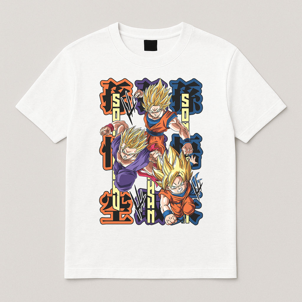 Playera Los 3 Saiyajin