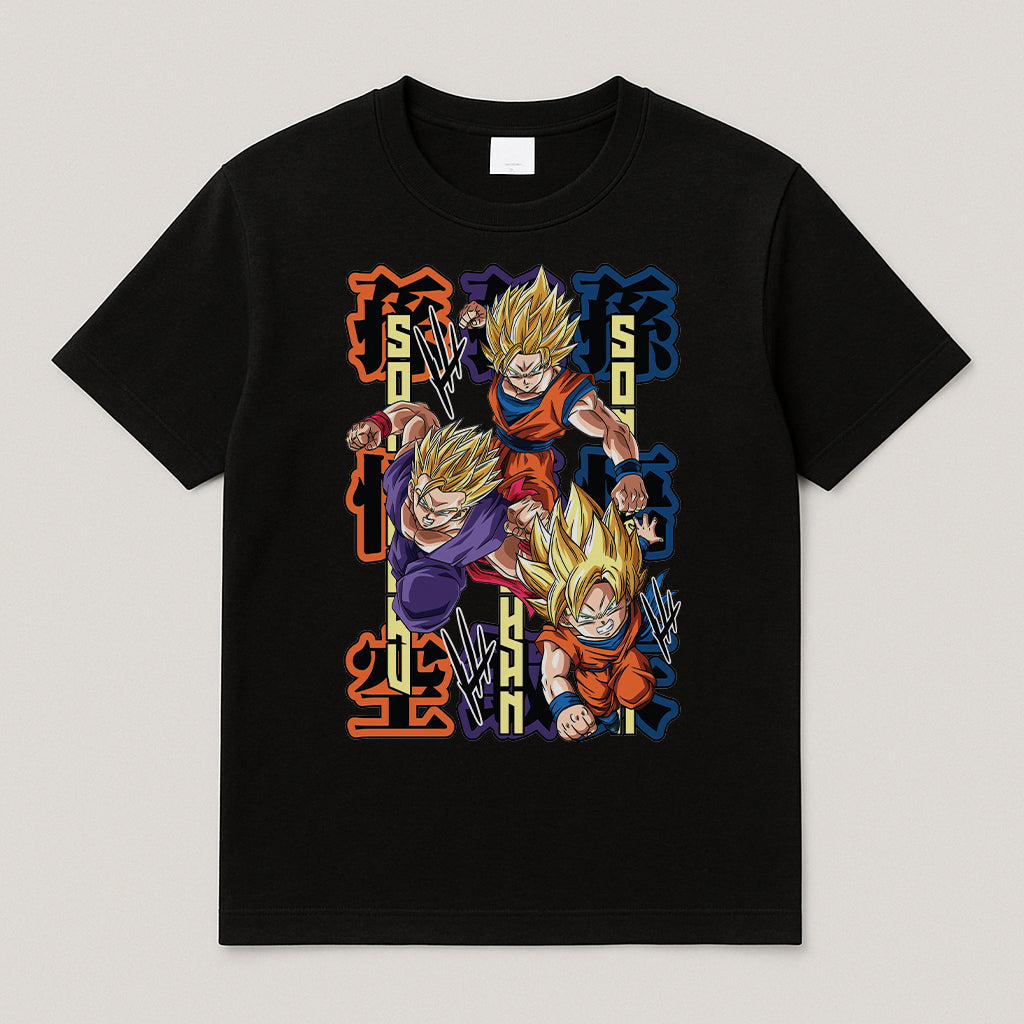 Playera Los 3 Saiyajin